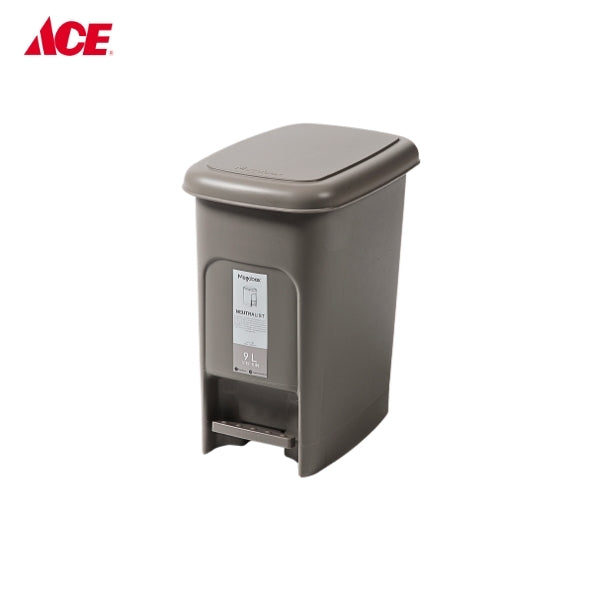 MEGABOX 9L Neutralist Slim Step Bin - STone Gray (MG710)