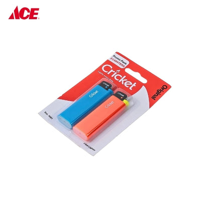 CRICKET Lighter Blister Pack - 2pc.