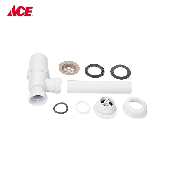 ROSCO Plastic Kitchen Sink Cup P-Trap with Strainer (RO-904)