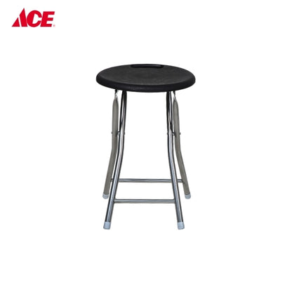 MODERN LIFESTYLE Round Folding Stool - Black (ML20015R)