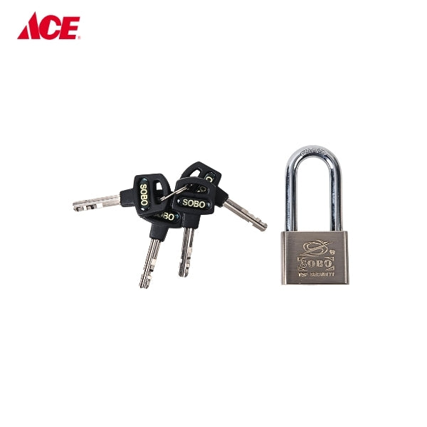 SOBO 40mm Stainless Steel Long Shackle Padlock (SPSM40MM)