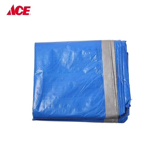 POLY CANVAS 10x12ft. Tarpaulin - Blue/Silver