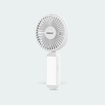 FIREFLY 2-In-1 Rechargeable Handy Fan FEL816 White