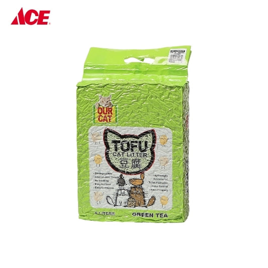 OUR CAT 6L Tofu Cat Litter - Green Tea