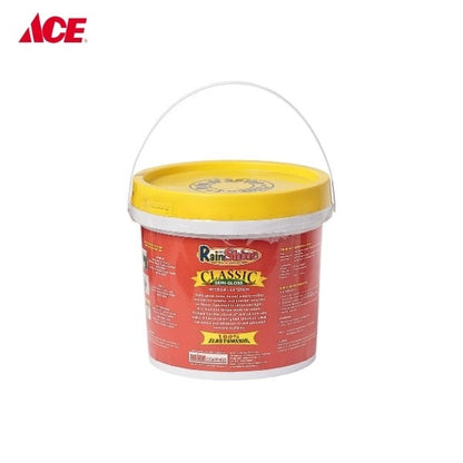 RAIN OR SHINE 4L Classic Semi-Gloss Paint - Satin White (ROS-CL 123)