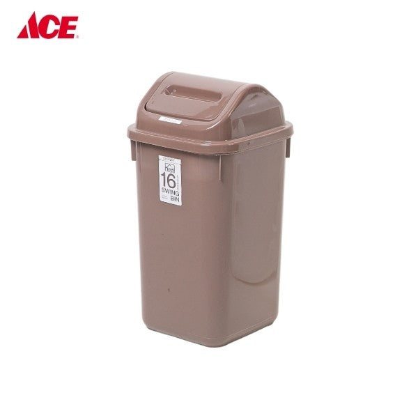 HOMESTYLE 16L Swing Bin - Brown (#2018)