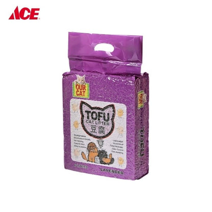 OUR CAT 6L Tofu Cat Litter - Lavender