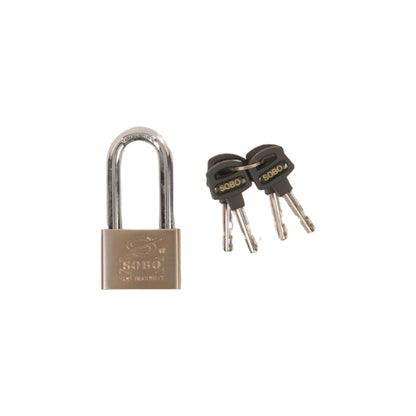 SOBO 50mm Stainless Steel Long Shackle Padlock