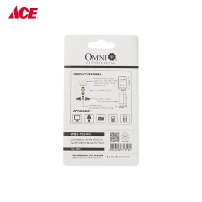 OMNI Universal Adapter With Switch WUS-102