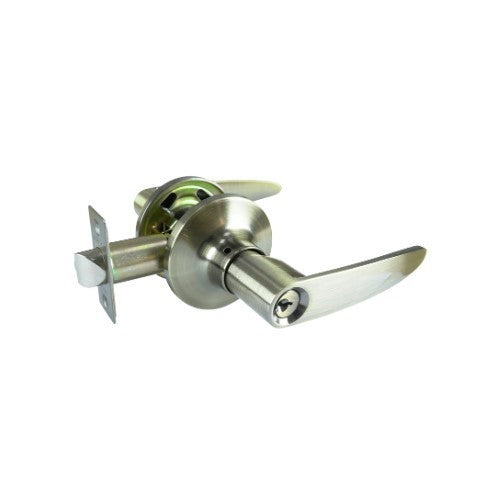 ARGO Lever Set Tubular Entrance Straight Antique Brass