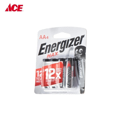 ENERGIZER MAX AA Battery - 4's (E91MAXBP4)