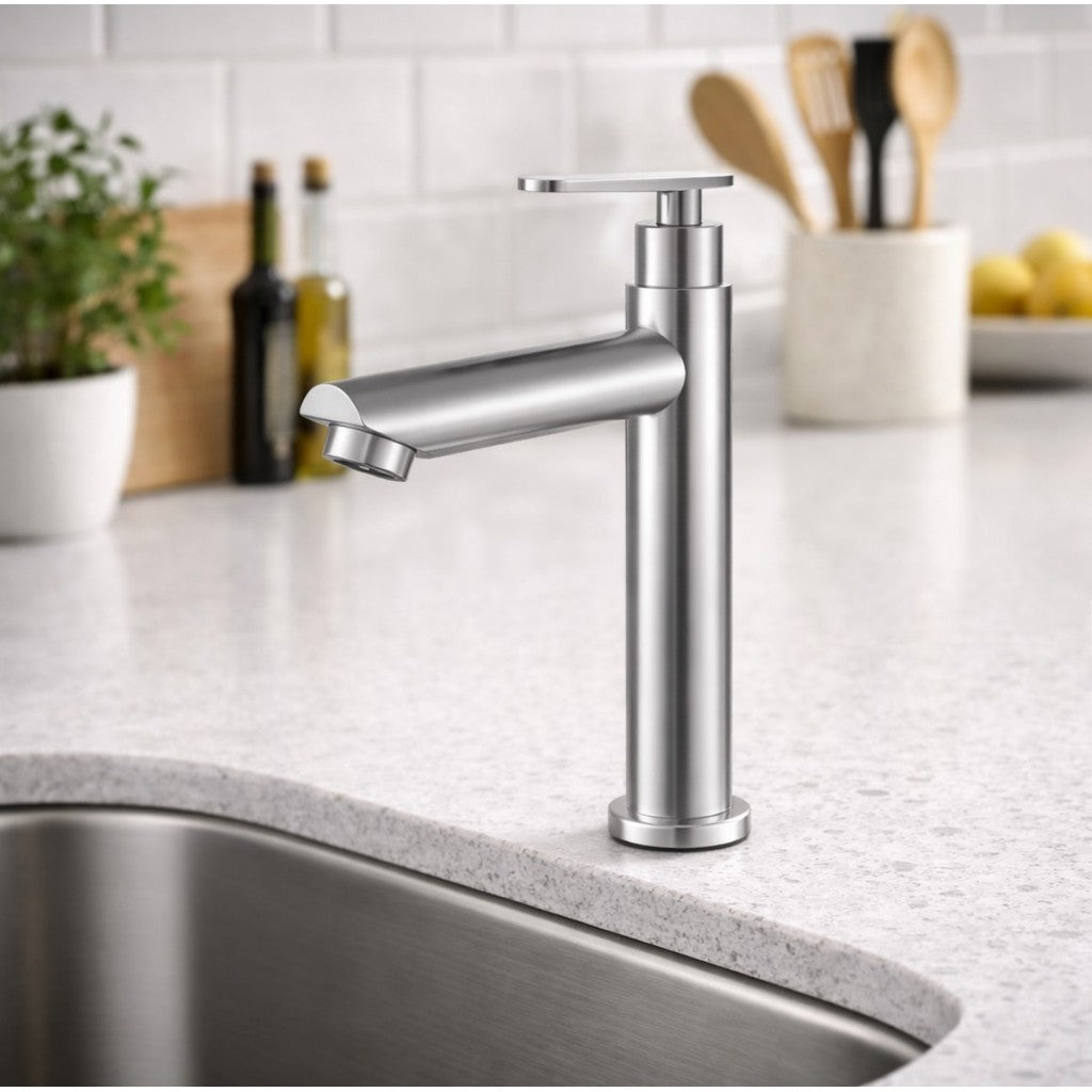AXIS Yarra High Rise Basin Faucet Stainless Steel