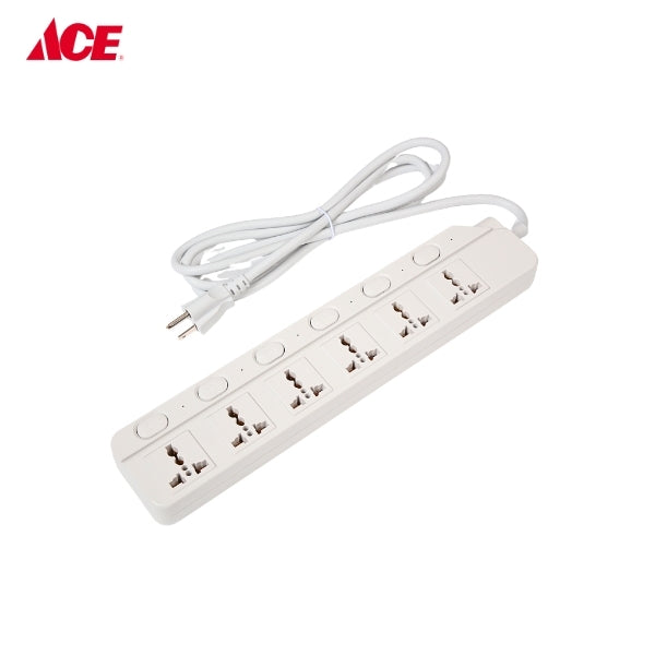 OMNI Extension Cord Set With Ind Switch 6-Gang WED-360-PK