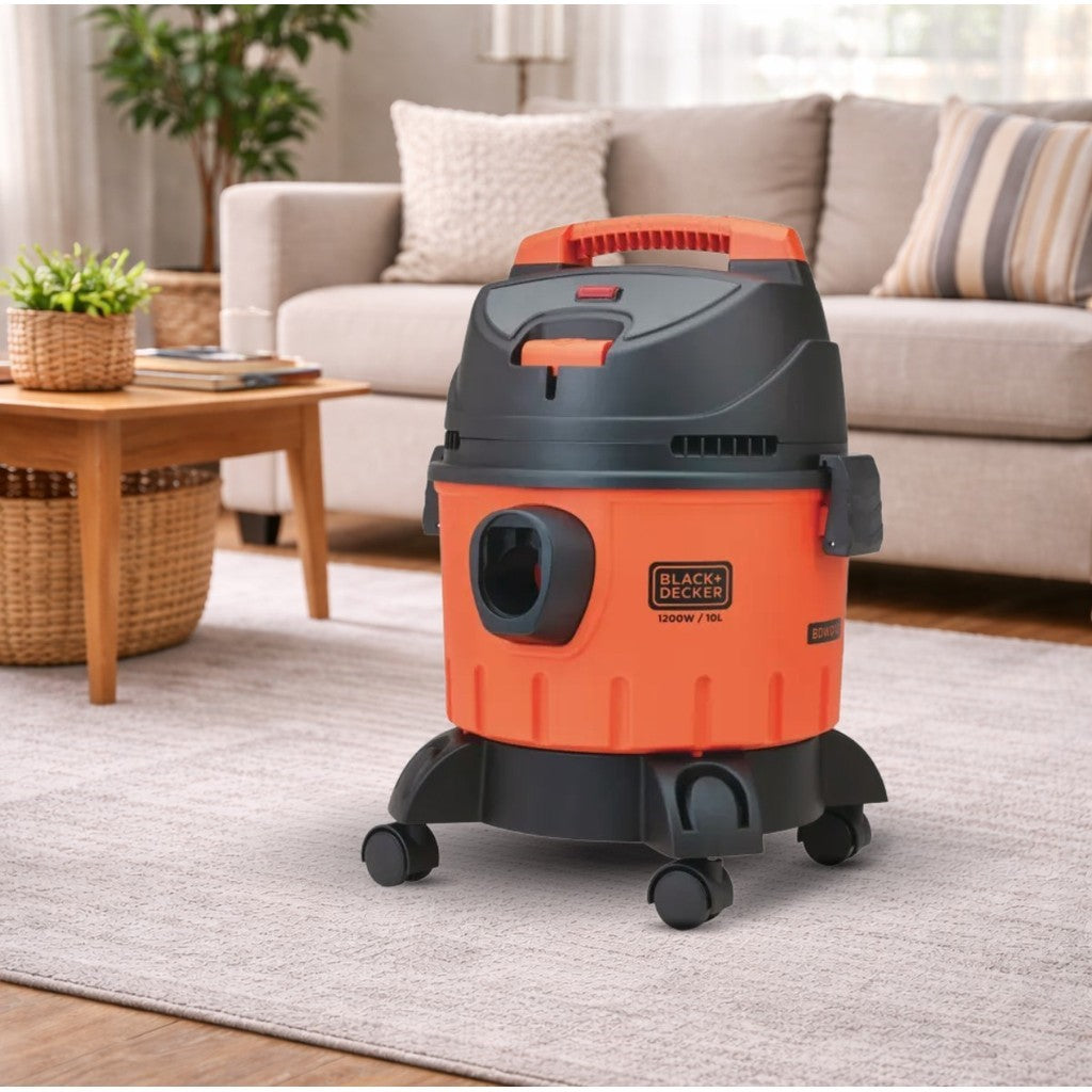 BLACK & DECKER 10L Wet & Dry Vacuum Cleaner 1200W