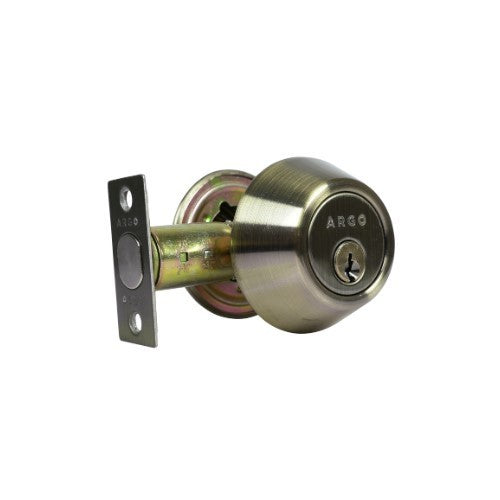 ARGO Double Cylinder Deadbolt Antique Brass