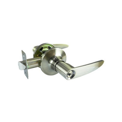 ARGO Lever Set Tubular Entrance Straight Antique Brass