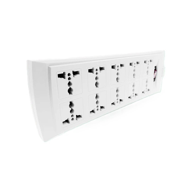 OMNI Universal Outlet Extension Cord 10Gang With Switch WEU 110 PK