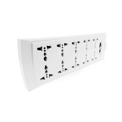 OMNI Universal Outlet Extension Cord 10Gang With Switch WEU 110 PK