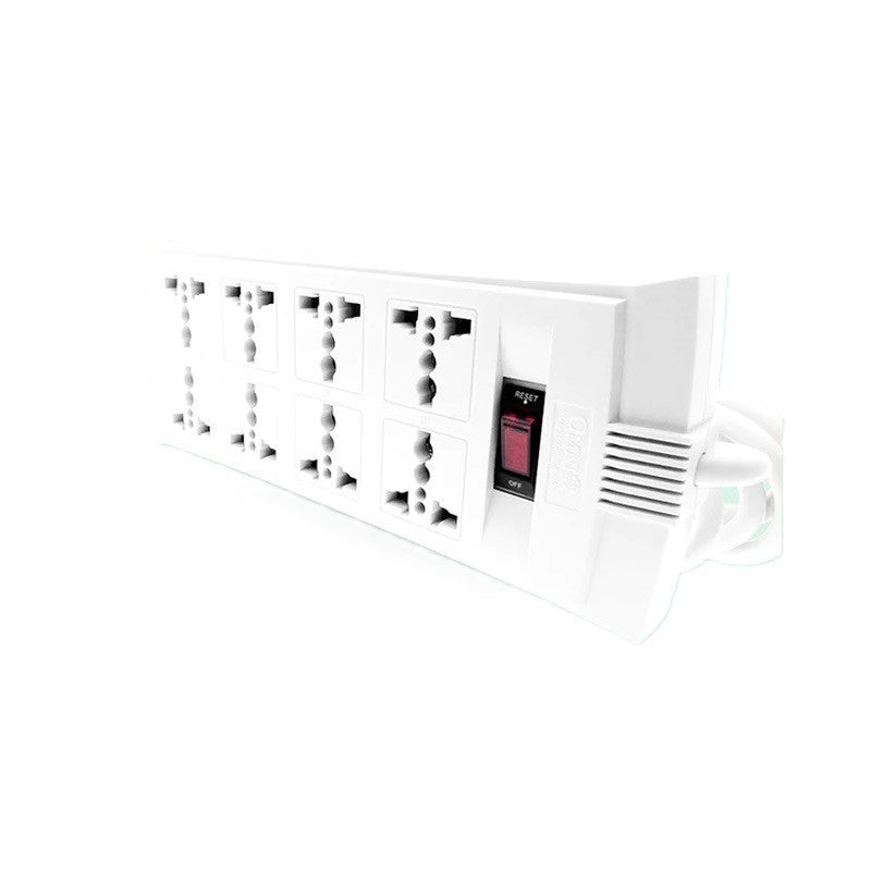 OMNI Universal Outlet Extension Cord 8Gang With Switch WEU 108 PK