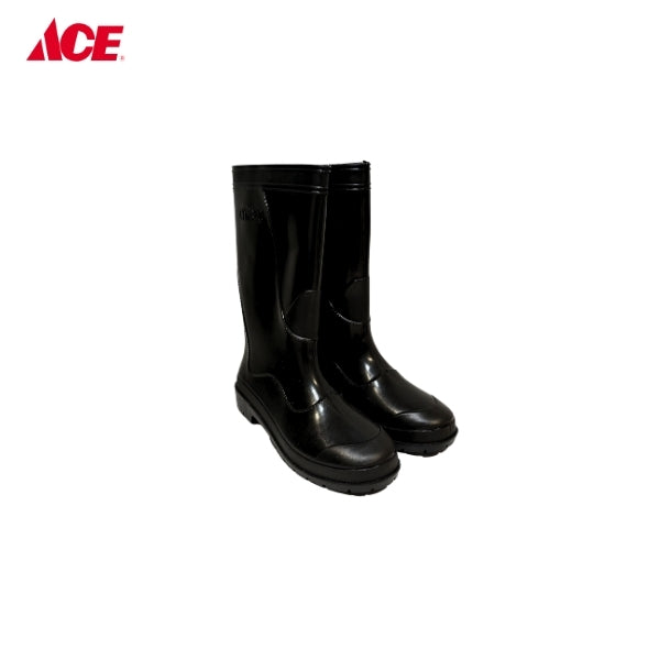 CAMEL 7" Ladies High Cut Rain Rubber Boots - Black