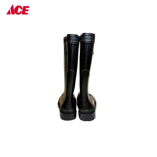 CAMEL 6" Ladies High Cut Rain Rubber Boots - Black