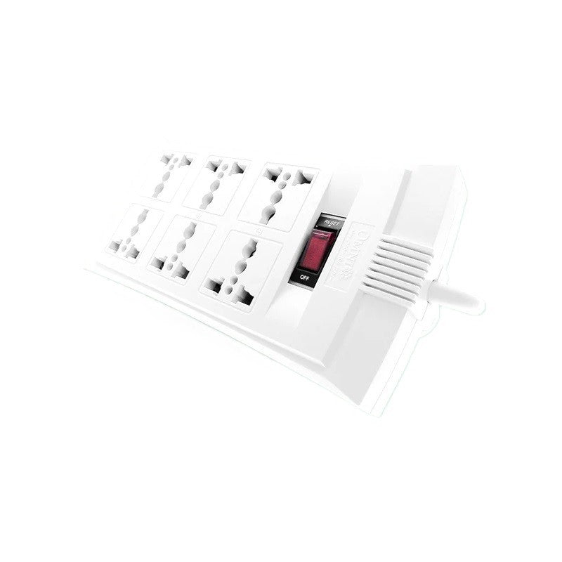 OMNI Universal Outlet Extension Cord 6Gang With Switch WEU 106 PK