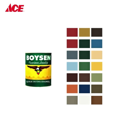 BOYSEN 1L Quick Dry Enamel - White (B-600)