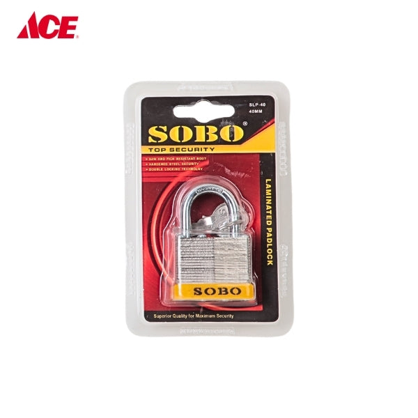 SOBO 40mm Laminated Padlock