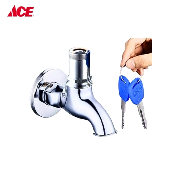 ROSCO Porcelain Key Faucet Hose BIBB (RO-211)