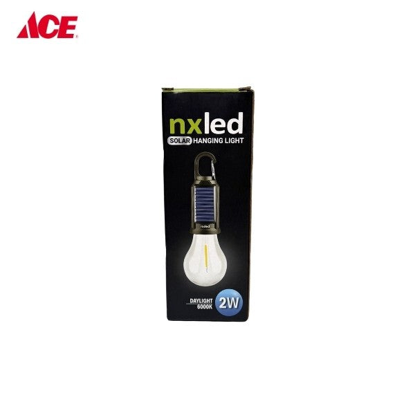 NXLED 2W Solar Hanging Light - Warm White (ANX -SLK01)