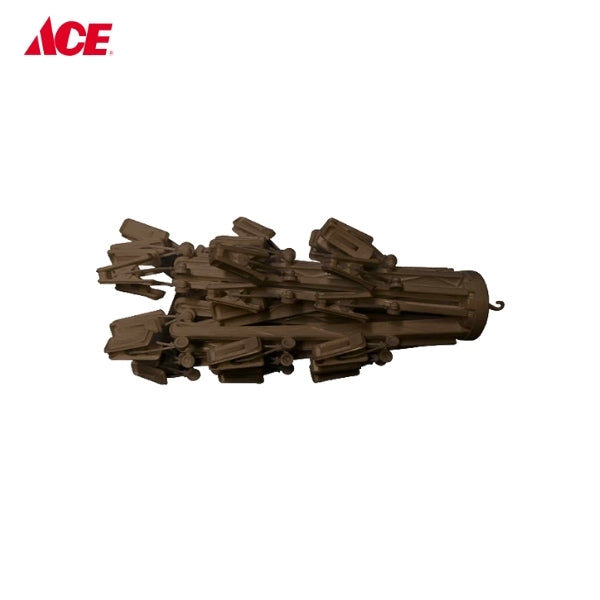 CASCADE Umbrella Hanger with 36 Clips - LBrown (GC-3232B)