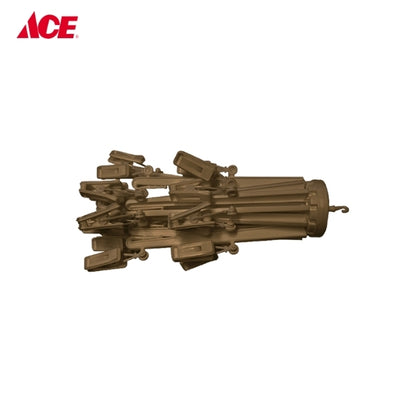 CASCADE Umbrella Hanger with 24 Clips - Brown (GC-3228-24)