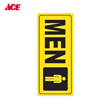 4x9 Safety Signage Men - Yellow (YS-768)
