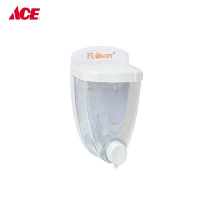 FLOSOFT 350ml Liquid and Shampoo Dispenser - White