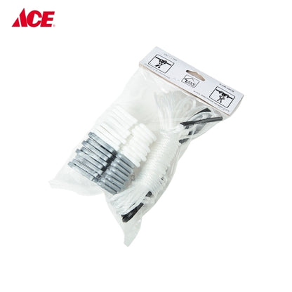 HOMESTYLE Wind Proof 8M Rope with 16-Clips