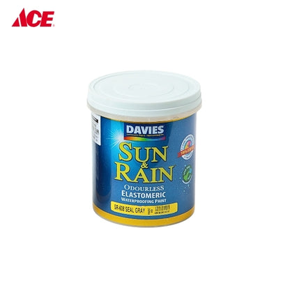 DAVIES 1L Sun & Rain Waterproofing Paint - Seal Gray (SR-608)