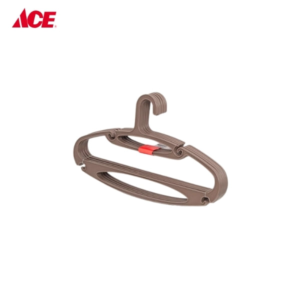 HOME STYLE Slim Dynamic Hanger - Brown 6pcs (HS 192)