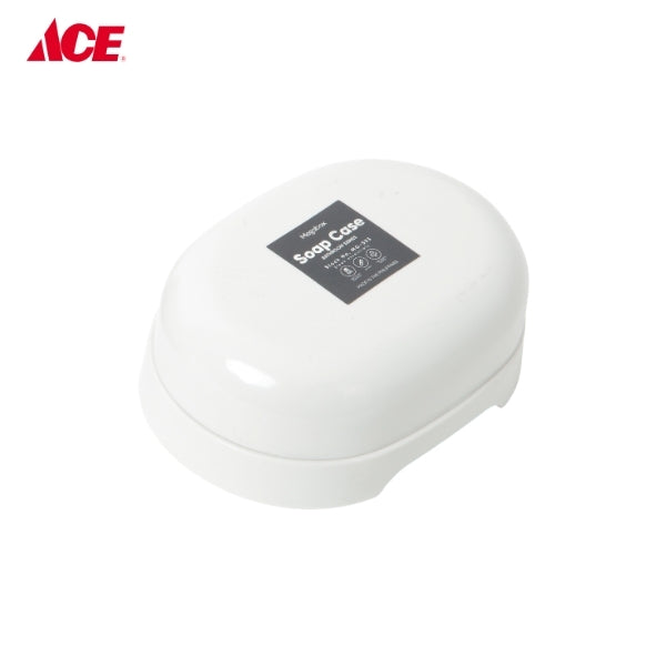 MEGABOX Soap Case with Cover - Off White (MG533)