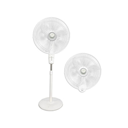 DOWELL 18" Stand Fan and 16" Wall Fan (STFB26-18A + DWFB26-18A) BUNDLE of 2