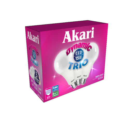 AKARI 15W LED Bulb DayLight APLED3 15DL VP2