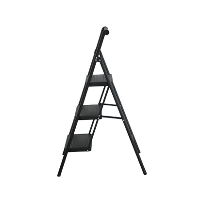 HOMER 3-Step Steel Ladder - Black (HOMLSSL03B)