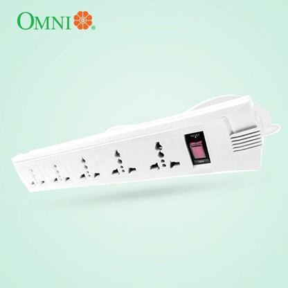 OMNI Universal Outlet Extension Cord 5Gang With Switch 10A WEU 105 PK