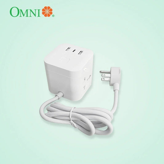 OMNI Extension Cord Dice USB Power Strip USB 321
