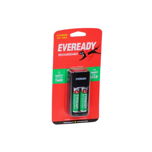 EVEREADY Rechargeable Battery Mini Charger EV2PC4/EV2PC5 2000MAh