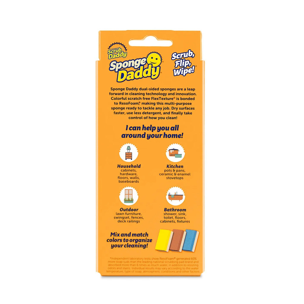 Sponge Daddy 1.4oz Dual-Sided Sponge+Scrubber