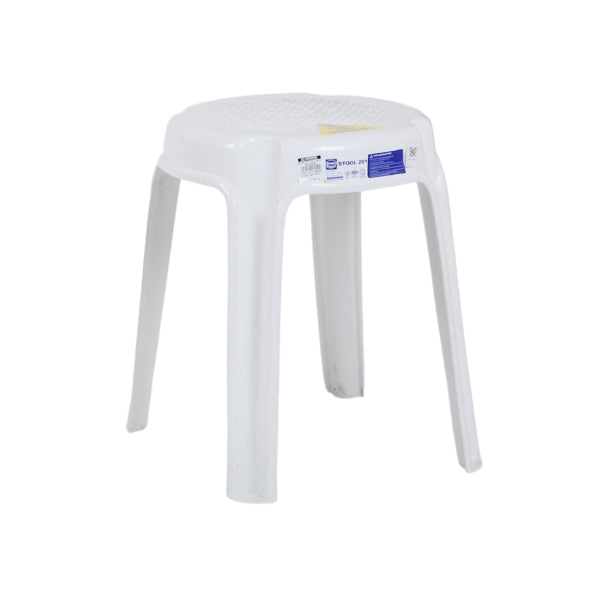 URATEX Monoblock 201 Stool - White