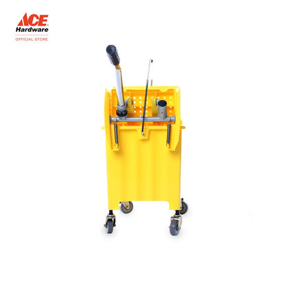 ACE 19L Mop Bucket & Wringer - yellow