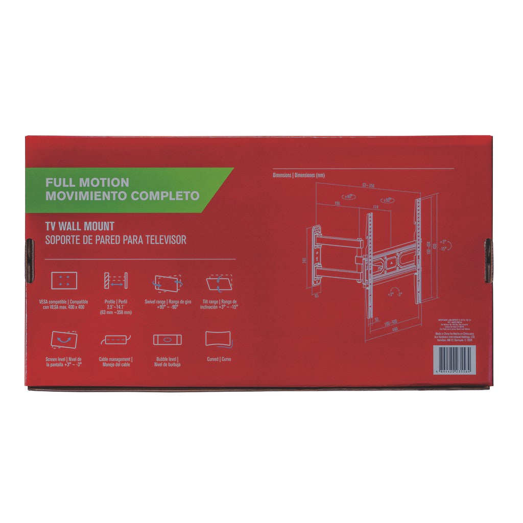 ACE Swivel Tiltable TV Mount 37"-55" 35kg Weight Capacity