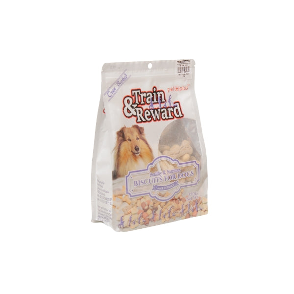 PET PLUS 350g Train & Reward Mix Crunchy Biscuit