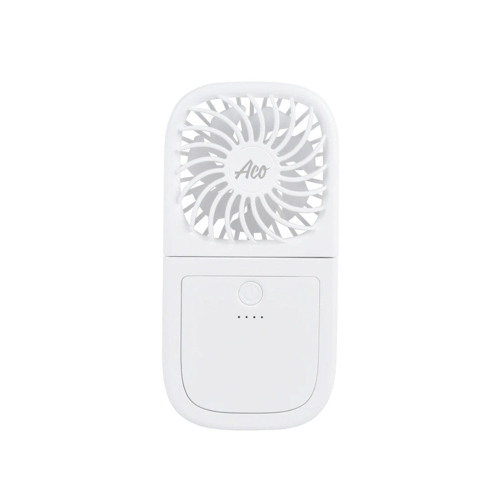 ACO Electrical Multipurpose Handheld Mini Fan - White